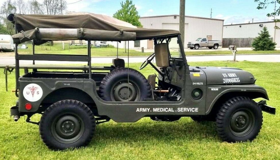 1954 WILLY'S M-170 JEEP AMBULANCE, RARE 1954 Willys