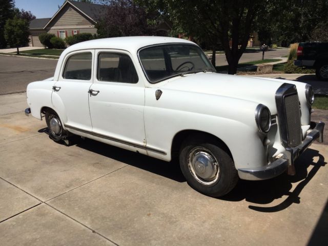 1955 180 Ponton W120 Mercedes-Benz 1955 Mercedes-Benz 180