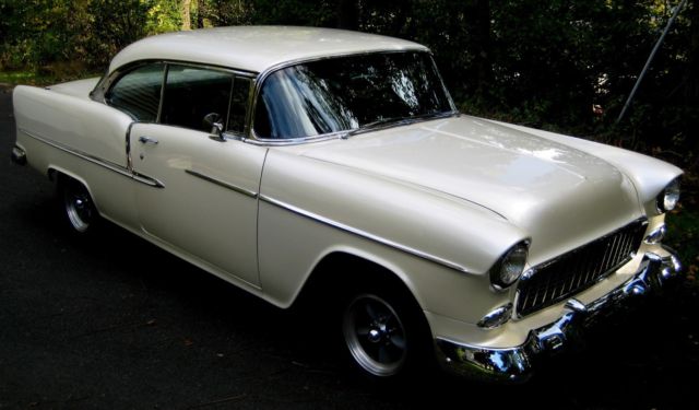 1955 2 Door Sport Coupe,Frame-Off,Resto-Mod,Pearl White,327,700R,PS,ColdAC,FDisc 1955 Chevrolet Bel Air/150/210 Sport Coupe