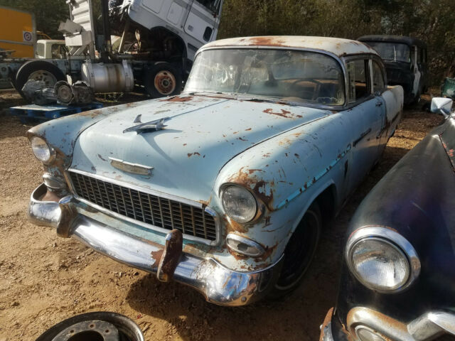 1955 55 chevy chevrolet BelAir 2 door sedan coupe 265 v8 powerglide runs 1955 Chevrolet Bel Air/150/210 Belair