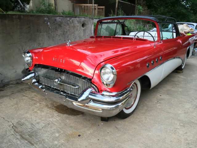 1955 Buick Super Convertible Restoration Project 322CI 4 bbl No Reserve 1955 Buick Super No Reserve !