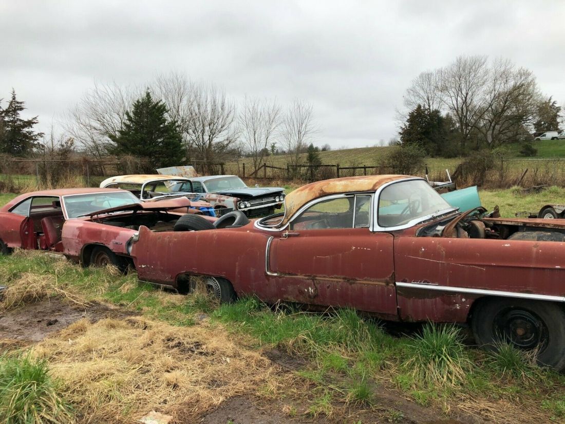1955 Cadillac Coupe DeVille EL CAMINO PROJECT may deliver Kustom 1956 engine 1955 Cadillac DeVille Coupe