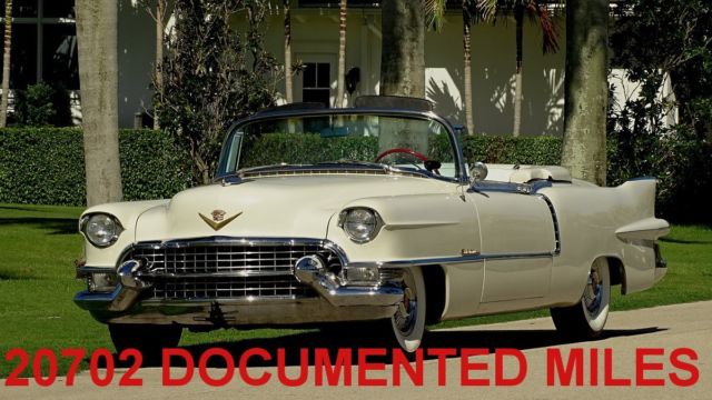 1955 CADILLAC ELDORADO CONVERTIBLE TRUE SURVIVOR 20,700 REAL MILES RARE FIND 1955 Cadillac Eldorado ELDORADO CONVERTIBLE