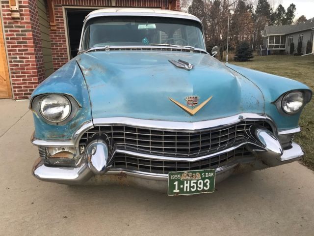 1955 Cadillac Series 62, "Survivor", V8, mostly original, runs great 1955 Cadillac DeVille chrome