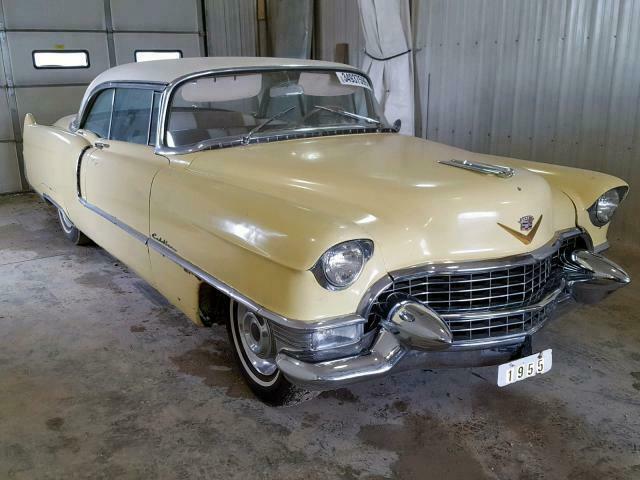 1955 CADILLAC SERIES 62 DE VILLE / CLEAN TITLE 63410 Miles Yellow COUPE 8 CYL Ma 1955 Cadillac Other DE VILLE / CLEAN TITLE
