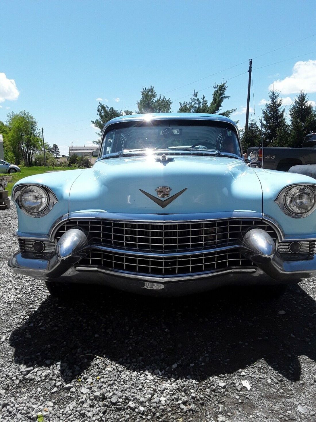 1955 Cadillac Series 62 Sedan Blue RWD Automatic 1955 Cadillac Series 62