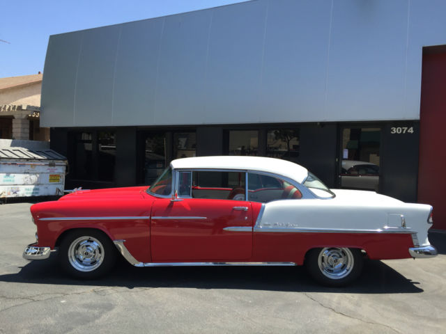 1955 Chevrolet 2 door 210 no post 383 stroker 700R4 automatic overdrive 1955 Chevrolet Bel Air/150/210