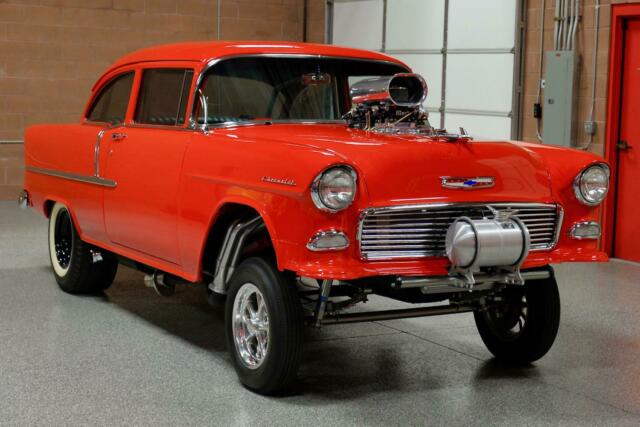 1955 CHEVROLET 210 'BLOWN GASSER' GM ZZ427 DBS 871 Blower 800HP *High End Build! 1955 Chevrolet Bel Air/150/210 'Blown Gasser'