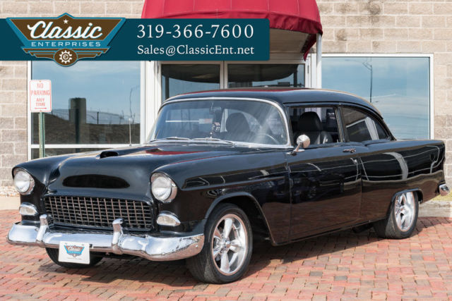 1955 Chevrolet 210 210 Full Custom 355 V8 6 Speed Manual Coupe Tuxedo Black 1955 Chevrolet Bel Air/150/210 210 Full Custom