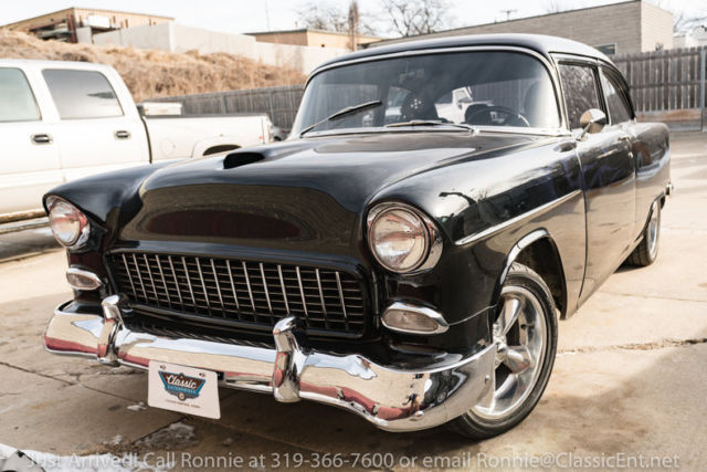 1955 Chevrolet 210 355 V8 6 Speed Manual Coupe Tuxedo Black 1955 Chevrolet Bel Air/150/210 --