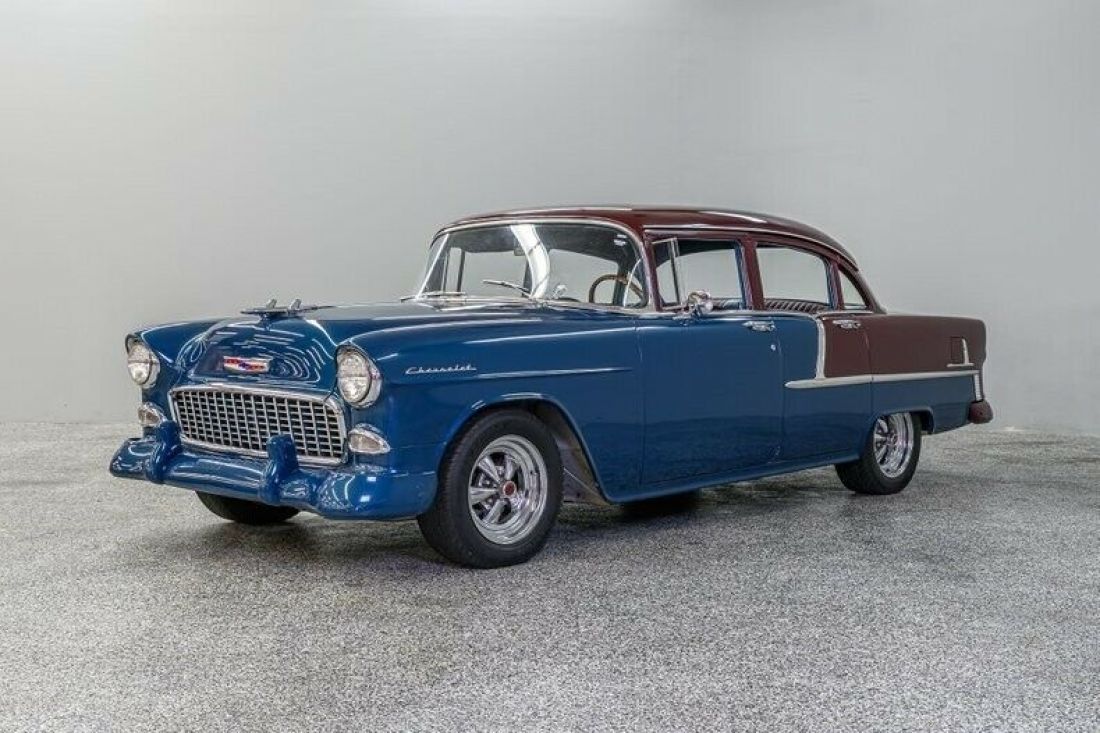 1955 Chevrolet 210 36760 Miles Maroon Sedan 350ci 3-Spd Auto 1955 Chevrolet Bel Air/150/210
