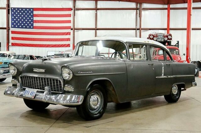 1955 Chevrolet 210 77472 Miles Shadow Gray Sedan 235ci I6 3-On The Tree 1955 Chevrolet Bel Air/150/210 --