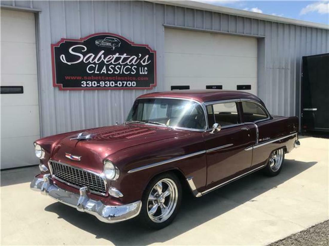 1955 Chevrolet 210 Bel Air Burgundy 2 door 283 Automatic 1955 Chevrolet Bel Air/150/210 Bel Air