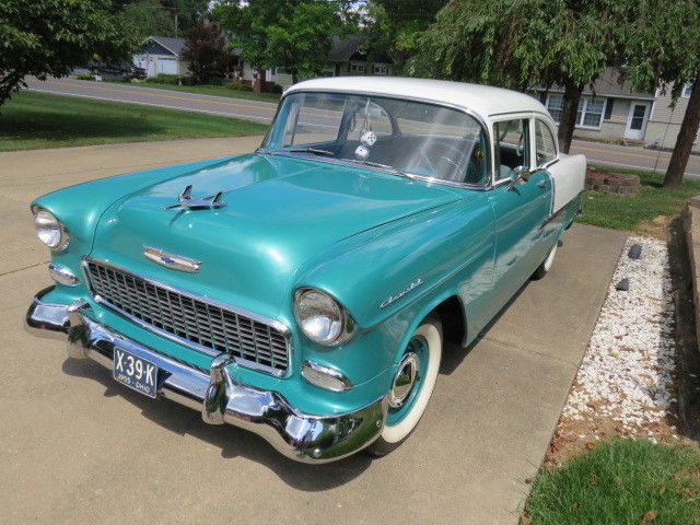 1955 Chevrolet 210 Blue Flame 6 Cylinder True Mom and Pop Car Mostly Original 1955 Chevrolet Bel Air/150/210 210
