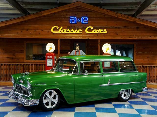 1955 Chevrolet 210 Wagon – Global Green Metallic 1955 Chevrolet Other 383 Art Morrison Chassis