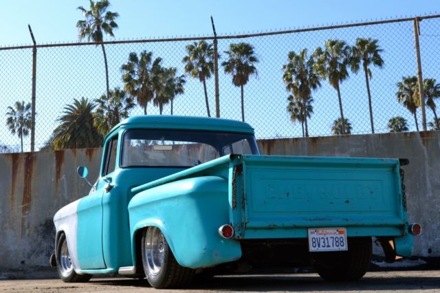 1955 Chevrolet 3100 Big Window Truck - Camaro clip, 4-link, 700R4, new crate 350 1955 Chevrolet Other Pickups Truck