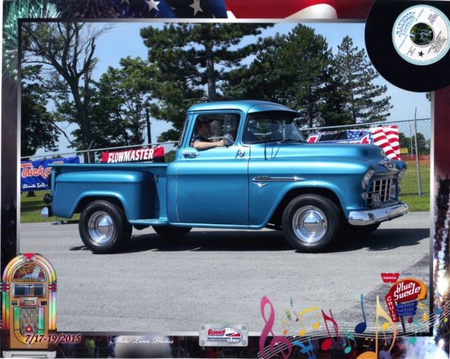 1955 Chevrolet 3100 shortbed stepside pickup truck 1955 Chevrolet 3100