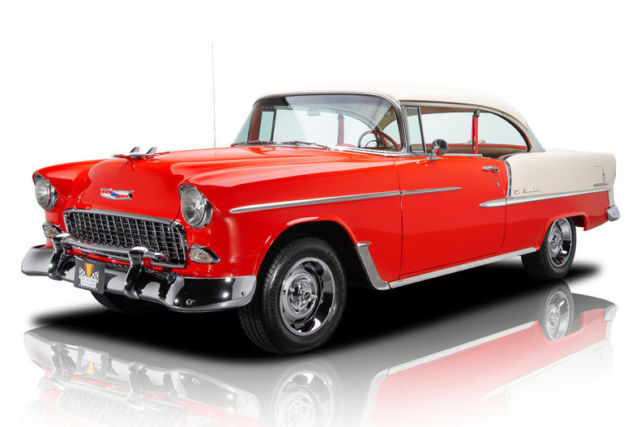 1955 Chevrolet Bel Air 1644 Miles Gypsy Red Hardtop 350 V8 4 Speed Automatic 1955 Chevrolet Bel Air/150/210 --