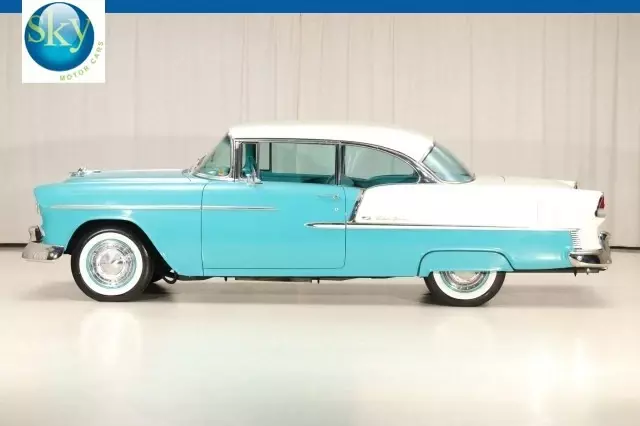 1955 Chevrolet Bel Air 2-Door Hardtop 86656 Miles India Ivory over Regal Turquoi 1955 Chevrolet Bel Air/150/210 2-Door Hardtop