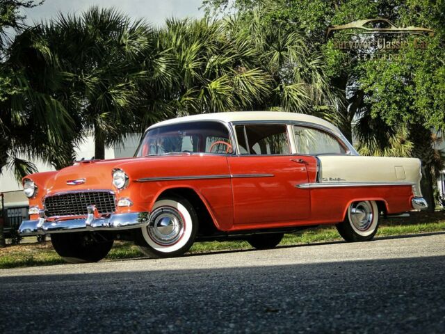 1955 Chevrolet BEL AIR 237 Miles Red 2 Door Post 3-Speed Manual 1955 Chevrolet Bel Air/150/210 --