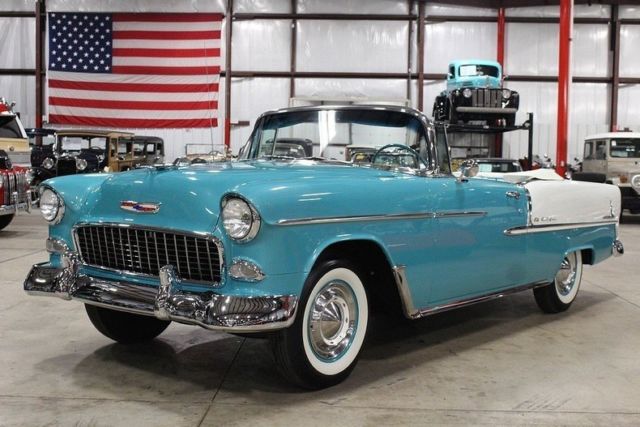 1955 Chevrolet Bel Air 27 Miles Teal Convertible 265ci V8 Automatic 1955 Chevrolet Bel Air/150/210 --