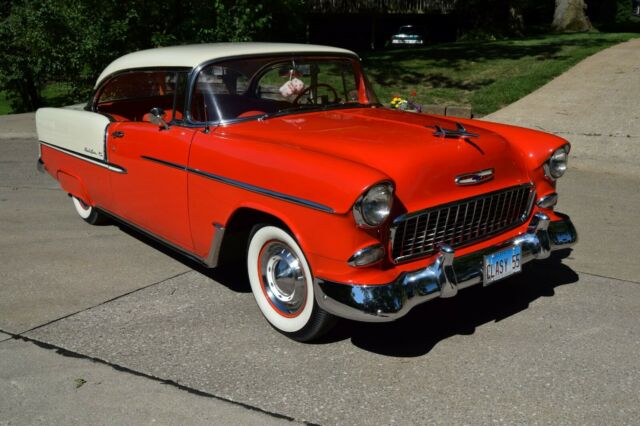 1955 Chevrolet Bel Air 2D Hardtop 2454 Gypsy Red/Shoreline Beige *ORIGINAL* 1955 Chevrolet Bel Air/150/210