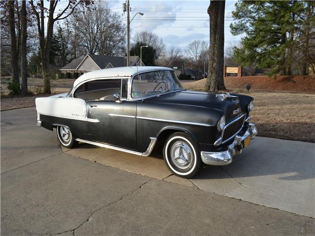 1955 Chevrolet Bel Air 99,922 Miles Black & White Two Door Hardtop 265 Automati 1955 Chevrolet Bel Air/150/210 --