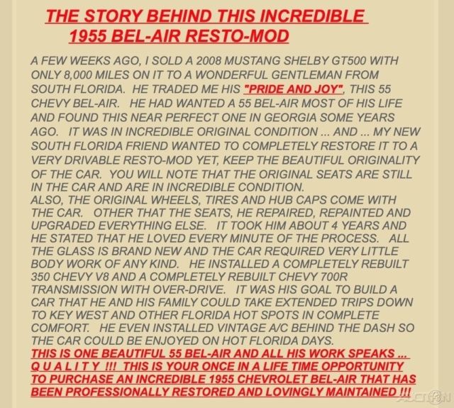 1955 Chevrolet Bel Air/150/210 2-Tone / Custom Paint / Resto-Mod - photo 8