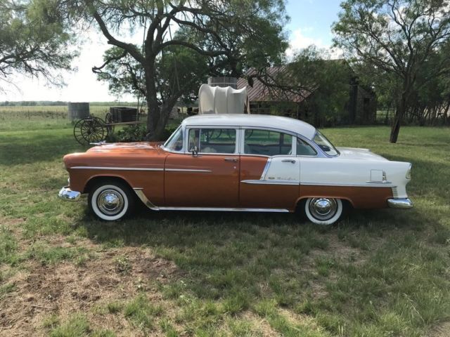 1955 Chevrolet Bel Air/150/210 Bel-Air 4 door 265 V8 Powerglide auto Vintage AC - photo 12