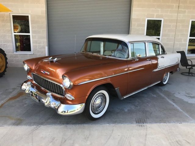 1955 Chevrolet Bel Air/150/210 Bel-Air 4 door 265 V8 Powerglide auto Vintage AC - photo 5
