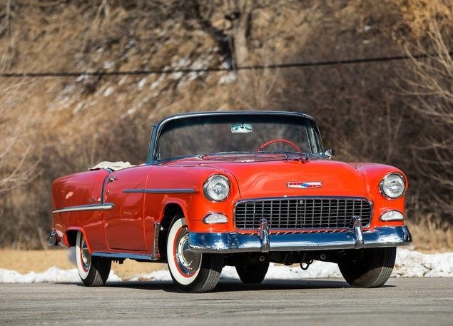 1955 Chevrolet Bel Air Convertibe, 35 miles on recent frame off restoration 1955 Chevrolet Bel Air/150/210 Convertible