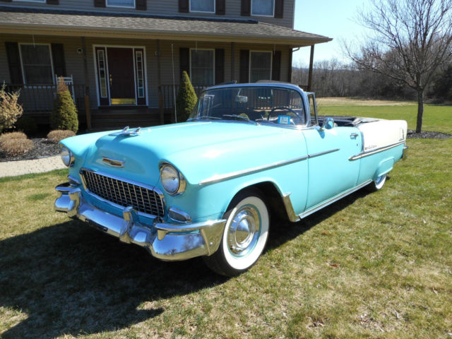 1955 Chevrolet Bel Air Convertible 265 V8, automatic, very nice car, 1955 Chevrolet Bel Air/150/210