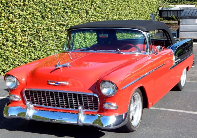 1955 Chevrolet Bel Air/150/210 Convertible Restomod with V8, Automatic & AC - photo 4
