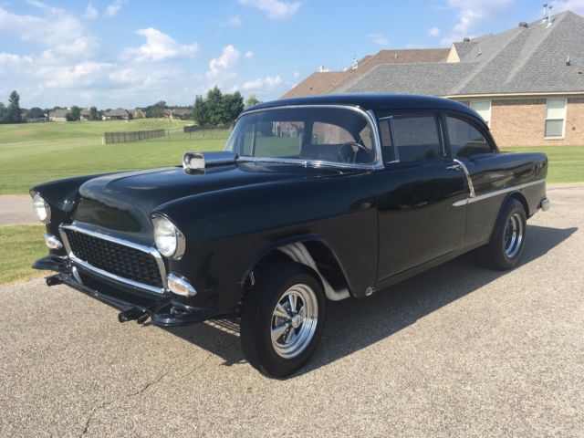 1955 Chevrolet Bel Air Gasser Halibrand Hilborn Holley Weiand Hooker Offenhauser 1955 Chevrolet Bel Air/150/210