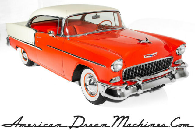 1955 Chevrolet Bel Air Red 265 Power Pack Auto Automatic 1955 Chevrolet Bel Air/150/210 Red 265 Power Pack Auto