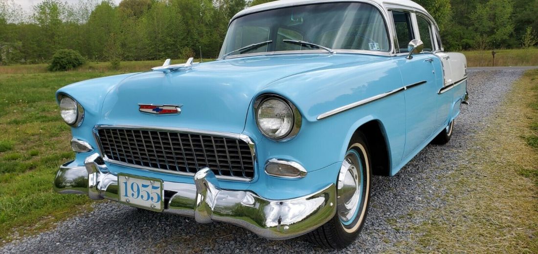 1955 Chevrolet Bel Air Sedan. Beautiful Restoration 350 / Auto 1955 Chevrolet Bel Air/150/210 BEL AIR