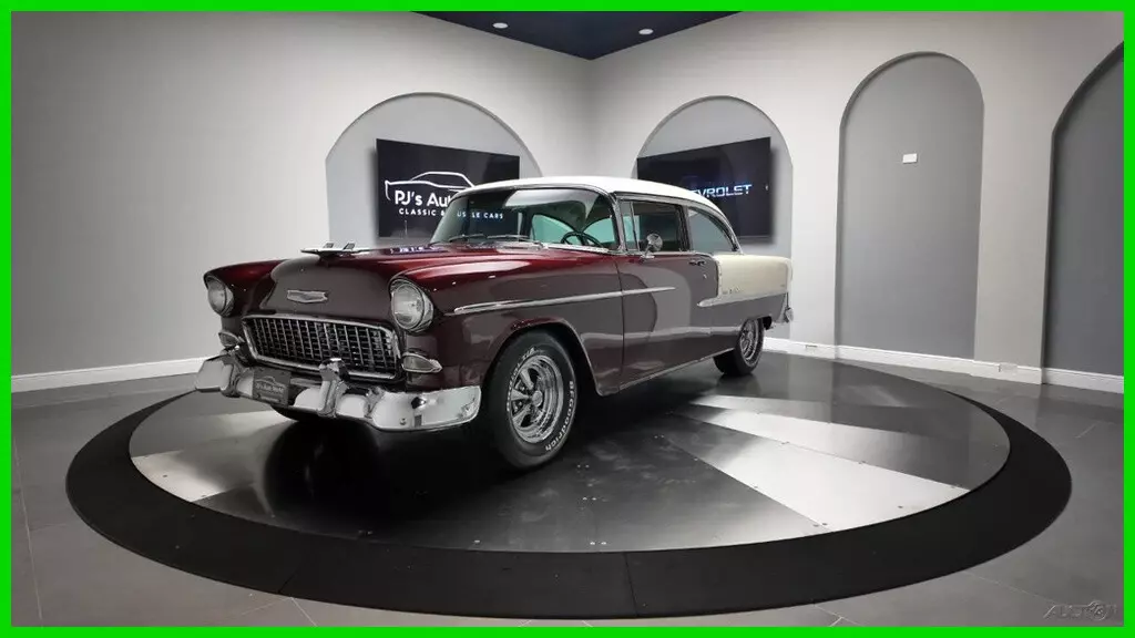 1955 Chevrolet Bel Air True Bel Air. 350 V8 engine, TH350 automatic 1955 Chevrolet Bel Air/150/210 Cold A/C, Leather Upholstery, Two Tone Paint!