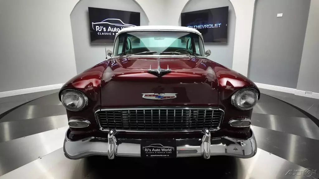 1955 Chevrolet Bel Air/150/210 Cold A/C, Leather Upholstery, Two Tone Paint! - photo 9