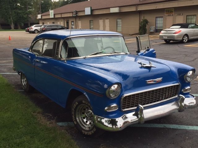 1955 Chevrolet Belair Hardtop 1960's Hot Rod Originally Shoreline Beige/Red 1955 Chevrolet Bel Air/150/210