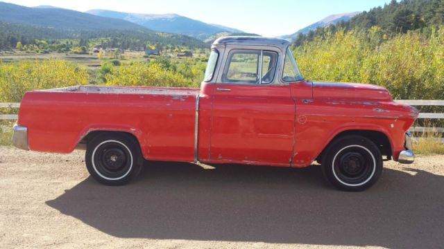 1955 Chevrolet Cameo Carrier Pickup Truck 1955 Chevrolet Other Pickups Cameo Deluxe