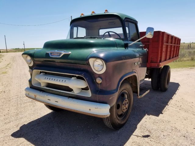 1955 CHEVROLET LCF COE 5400 ORIGINAL FARM WORK SHOP DUMP TRUCK PATINA CAR HAULER 1955 Chevrolet Other Pickups