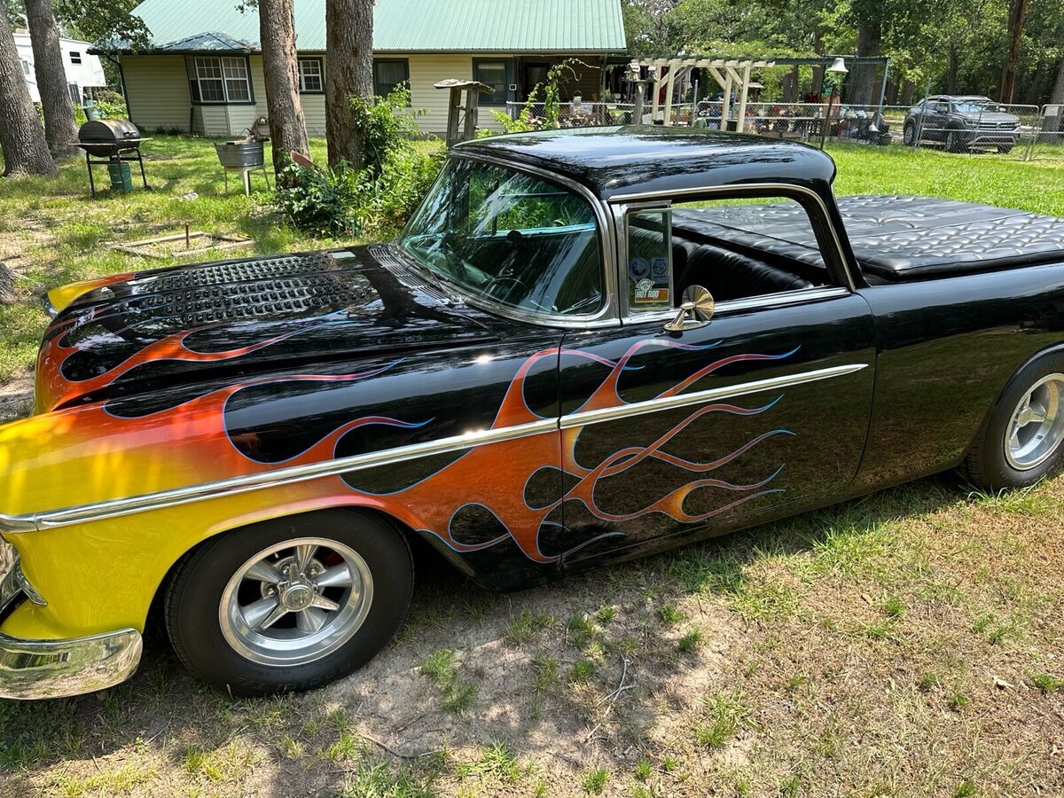 1955 Chevrolet Nomad Pickup Black RWD Automatic 1955 Chevrolet Nomad