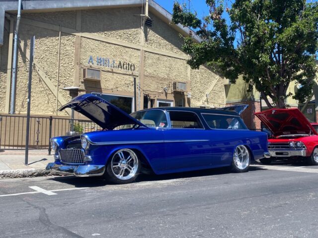 1955 Chevrolet Nomad Wagon Blue RWD Automatic 1955 Chevrolet Nomad