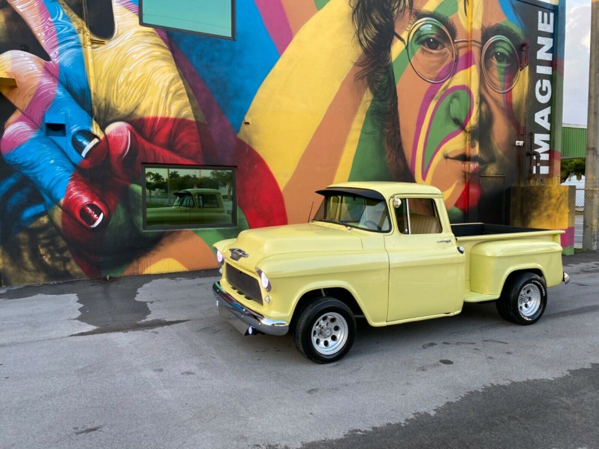 1955 CHEVROLET PICK UP 5,9L CUMMINS DIESEL A/C POWER OPTIONS NO RESERVE BID NOW 1955 Chevrolet Other Pickups