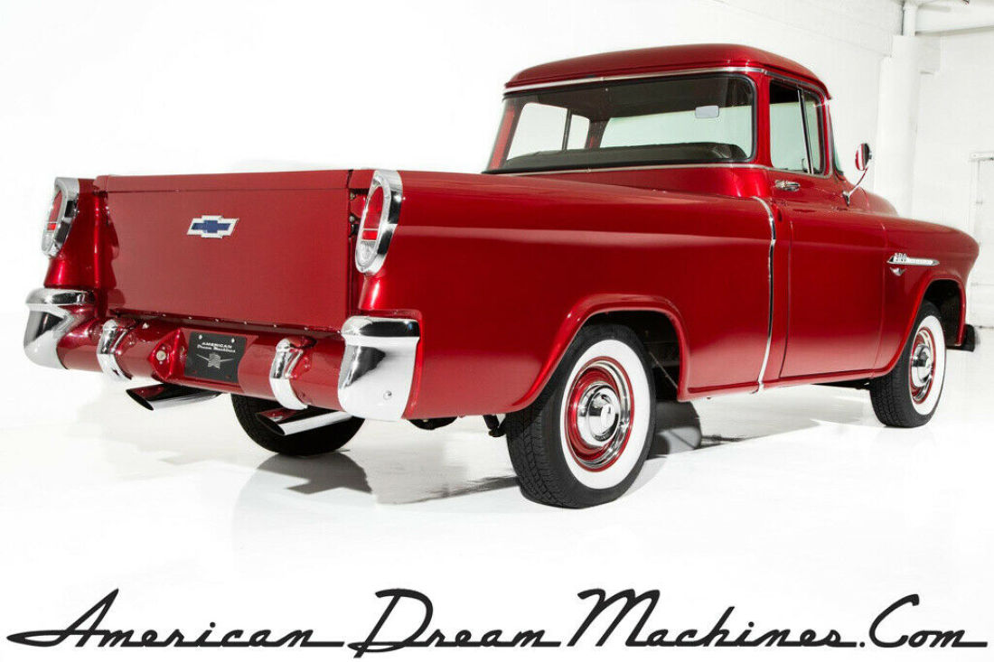 1955 Chevrolet Pickup Rare Cameo, Candy Brandywine, V8, Big Back Window Pickup 1955 Chevrolet Pickup Rare Cameo, Candy Brandywine, V8, Big Back Window