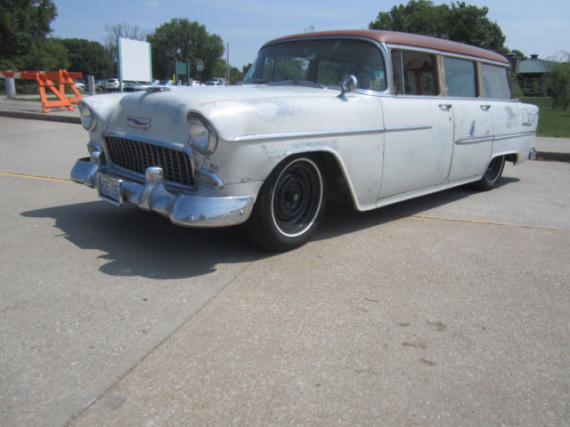 1955 chevrolet station wagon-rat rod-patina 1955 Chevrolet Bel Air/150/210 stock