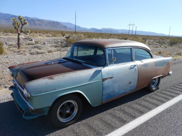 1955 Chevy 150 Utility Sedan 1211=B 1955 Chevrolet Bel Air/150/210