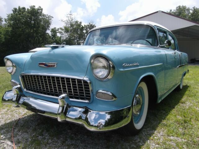 1955 Chevy 210 4dr Rare Factory Air Conditioning 1955 Chevrolet Bel Air/150/210 210