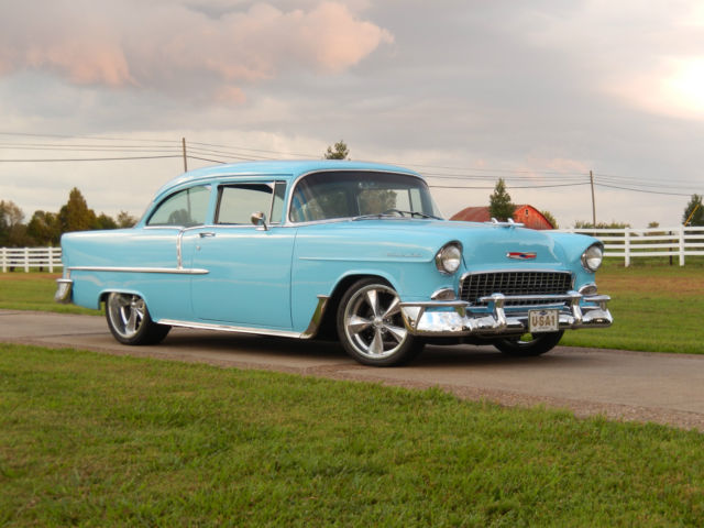1955 CHEVY 210 RESTO-MOD all new ALL CUSTOM(COLD A/C) hot rod 1955 Chevrolet Bel Air/150/210 belair