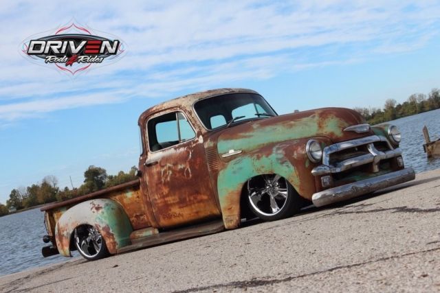 1955 Chevy 3100 RESTOMOD,LS V8,Auto,PS,PDB,AC,Air Ride,Bagged,Rat Rod,Patina 1955 Chevrolet Other Pickups